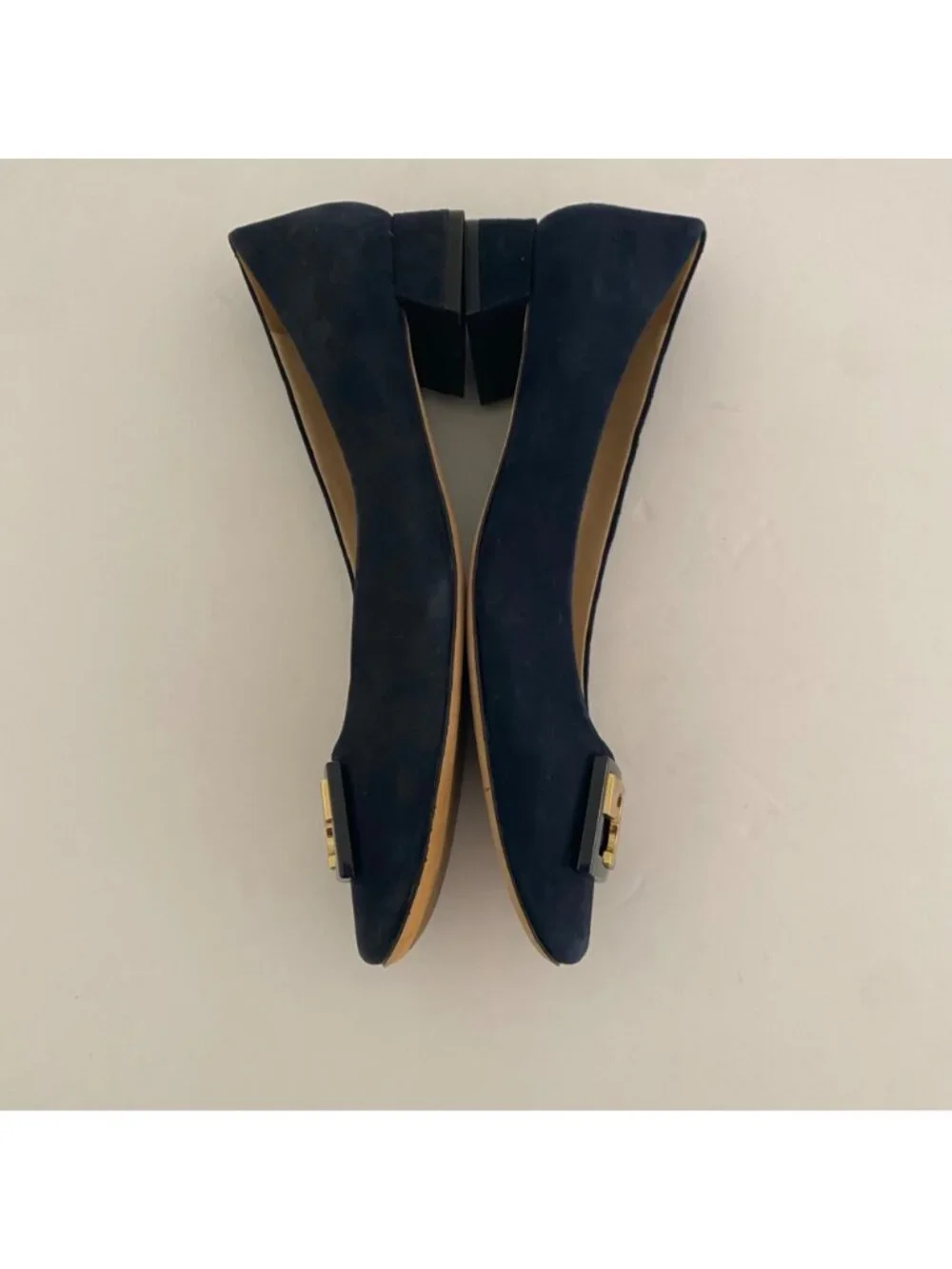 Tory Burch Gigi Heels Pumps Shoes Blue